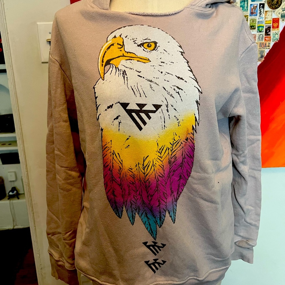 Wildfox eagle graphic sweatshirt. Cotton